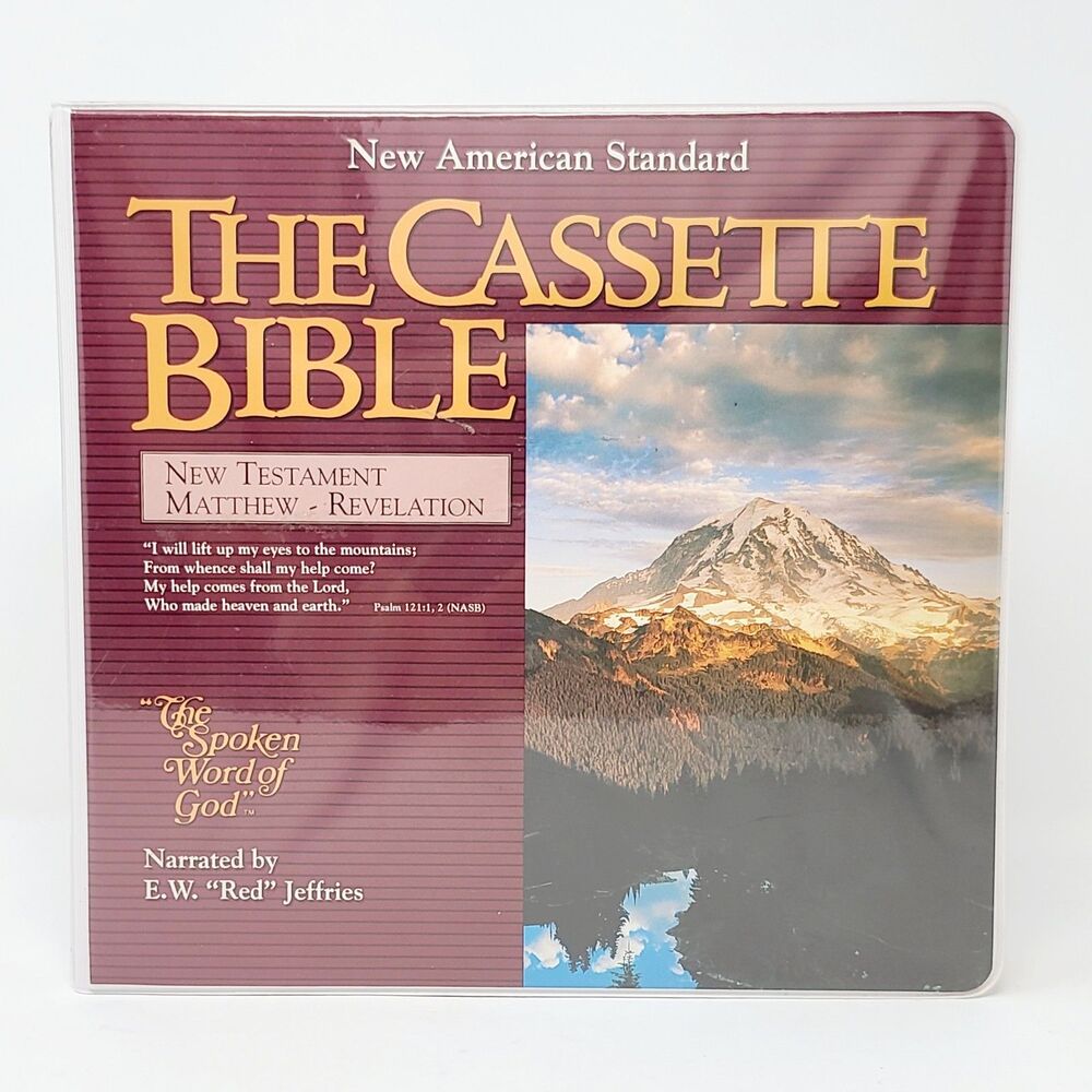 NAS Cassette Bible New Testament 11 Working Tapes + 1 Repair E.W. Red Jeffries